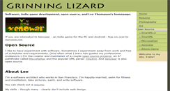 Desktop Screenshot of grinninglizard.com