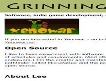 Tablet Screenshot of grinninglizard.com